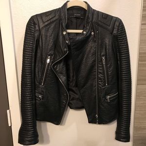 Zara Leather Jacket Great Condition!